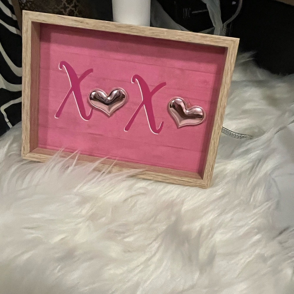 Pink Heart Wall Art